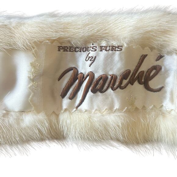 Vintage Mink Hat & Stole Set | Precious Furs by Marché | 1950s–60s main image 6